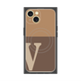 プレミアムパネル with MagSafe［ オリジナル - initial two tone - V brown ］