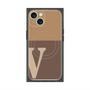 プレミアムパネル with MagSafe［ オリジナル - initial two tone - V brown ］