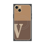 プレミアムパネル with MagSafe［ オリジナル - initial two tone - V brown ］
