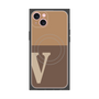 プレミアムパネル with MagSafe［ オリジナル - initial two tone - V brown ］