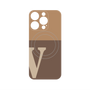 プレミアムパネル with MagSafe［ オリジナル - initial two tone - V brown ］