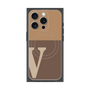 プレミアムパネル with MagSafe［ オリジナル - initial two tone - V brown ］
