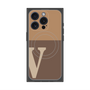 プレミアムパネル with MagSafe［ オリジナル - initial two tone - V brown ］