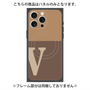プレミアムパネル with MagSafe［ オリジナル - initial two tone - V brown ］