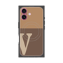 プレミアムパネル with MagSafe［ オリジナル - initial two tone - V brown ］