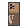 プレミアムパネル with MagSafe［ オリジナル - initial two tone - V brown ］