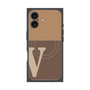 プレミアムパネル with MagSafe［ オリジナル - initial two tone - V brown ］
