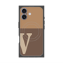 プレミアムパネル with MagSafe［ オリジナル - initial two tone - V brown ］