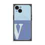 プレミアムパネル with MagSafe［ オリジナル - initial two tone - V blue ］