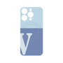 プレミアムパネル with MagSafe［ オリジナル - initial two tone - V blue ］