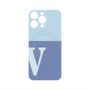 プレミアムパネル with MagSafe［ オリジナル - initial two tone - V blue ］