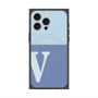プレミアムパネル with MagSafe［ オリジナル - initial two tone - V blue ］