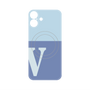 プレミアムパネル with MagSafe［ オリジナル - initial two tone - V blue ］