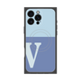 プレミアムパネル with MagSafe［ オリジナル - initial two tone - V blue ］