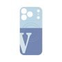 プレミアムパネル with MagSafe［ オリジナル - initial two tone - V blue ］