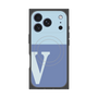 プレミアムパネル with MagSafe［ オリジナル - initial two tone - V blue ］