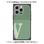 プレミアムパネル with MagSafe［ オリジナル - initial two tone - V green ］