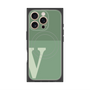 プレミアムパネル with MagSafe［ オリジナル - initial two tone - V green ］