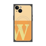 プレミアムパネル with MagSafe［ オリジナル - initial two tone - W orange ］