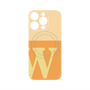 プレミアムパネル with MagSafe［ オリジナル - initial two tone - W orange ］