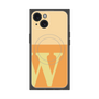 プレミアムパネル with MagSafe［ オリジナル - initial two tone - W orange ］