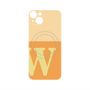 プレミアムパネル with MagSafe［ オリジナル - initial two tone - W orange ］