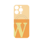 プレミアムパネル with MagSafe［ オリジナル - initial two tone - W orange ］