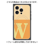 プレミアムパネル with MagSafe［ オリジナル - initial two tone - W orange ］