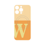 プレミアムパネル with MagSafe［ オリジナル - initial two tone - W orange ］