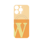 プレミアムパネル with MagSafe［ オリジナル - initial two tone - W orange ］