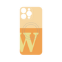 プレミアムパネル with MagSafe［ オリジナル - initial two tone - W orange ］