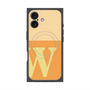 プレミアムパネル with MagSafe［ オリジナル - initial two tone - W orange ］