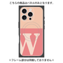 プレミアムパネル with MagSafe［ オリジナル - initial two tone - W pink ］
