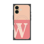 プレミアムパネル with MagSafe［ オリジナル - initial two tone - W pink ］