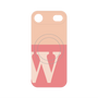 プレミアムパネル with MagSafe［ オリジナル - initial two tone - W pink ］