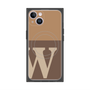 プレミアムパネル with MagSafe［ オリジナル - initial two tone - W brown ］