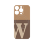プレミアムパネル with MagSafe［ オリジナル - initial two tone - W brown ］