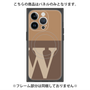 プレミアムパネル with MagSafe［ オリジナル - initial two tone - W brown ］