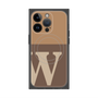 プレミアムパネル with MagSafe［ オリジナル - initial two tone - W brown ］
