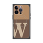 プレミアムパネル with MagSafe［ オリジナル - initial two tone - W brown ］