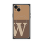 プレミアムパネル with MagSafe［ オリジナル - initial two tone - W brown ］