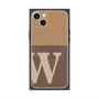 プレミアムパネル with MagSafe［ オリジナル - initial two tone - W brown ］