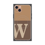 プレミアムパネル with MagSafe［ オリジナル - initial two tone - W brown ］