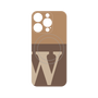 プレミアムパネル with MagSafe［ オリジナル - initial two tone - W brown ］