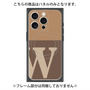 プレミアムパネル with MagSafe［ オリジナル - initial two tone - W brown ］