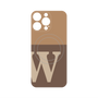プレミアムパネル with MagSafe［ オリジナル - initial two tone - W brown ］