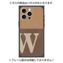 プレミアムパネル with MagSafe［ オリジナル - initial two tone - W brown ］