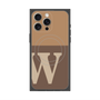 プレミアムパネル with MagSafe［ オリジナル - initial two tone - W brown ］