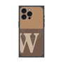 プレミアムパネル with MagSafe［ オリジナル - initial two tone - W brown ］