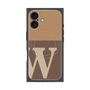 プレミアムパネル with MagSafe［ オリジナル - initial two tone - W brown ］